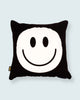 HAPPY FACES WHITE / BLACK BIG CUSHION